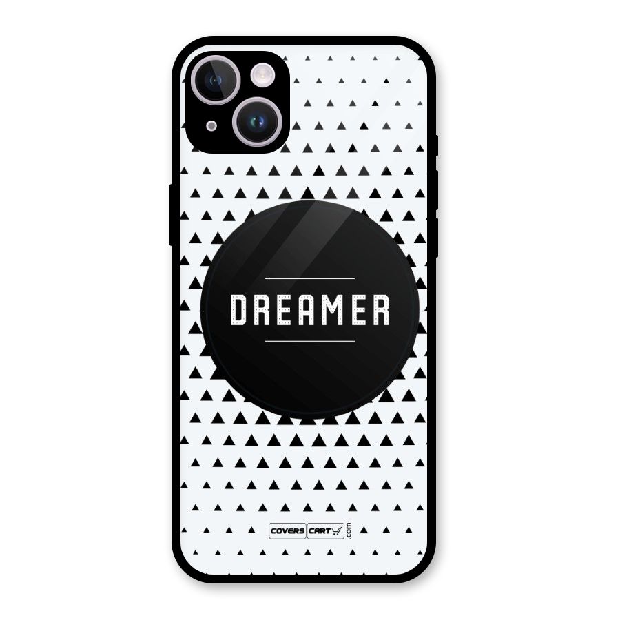 Dreamer Minimalist Glass Back Case for iPhone 14 Plus