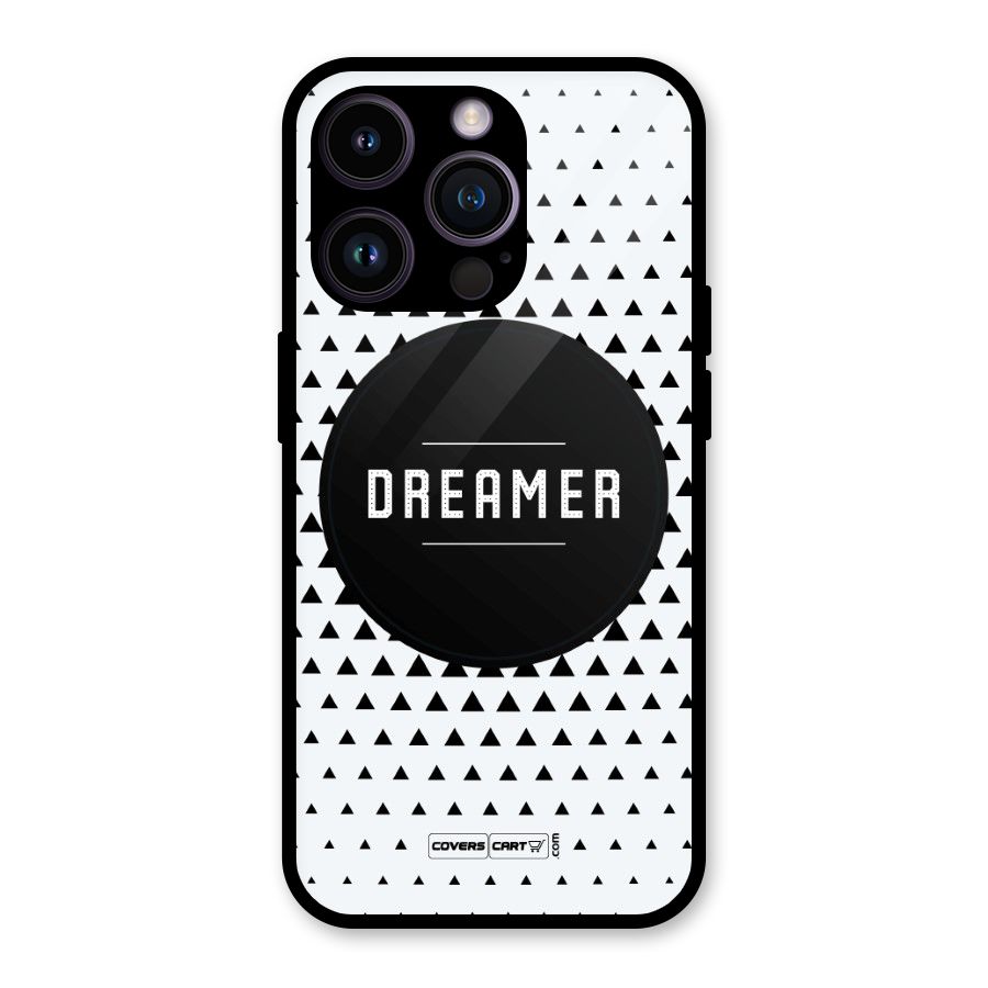 Dreamer Minimalist Glass Back Case for iPhone 14 Pro