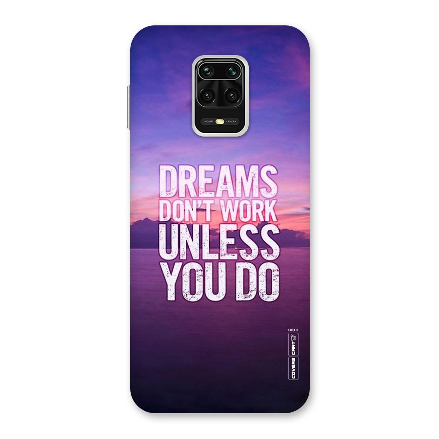Dreams Work Back Case for Poco M2 Pro
