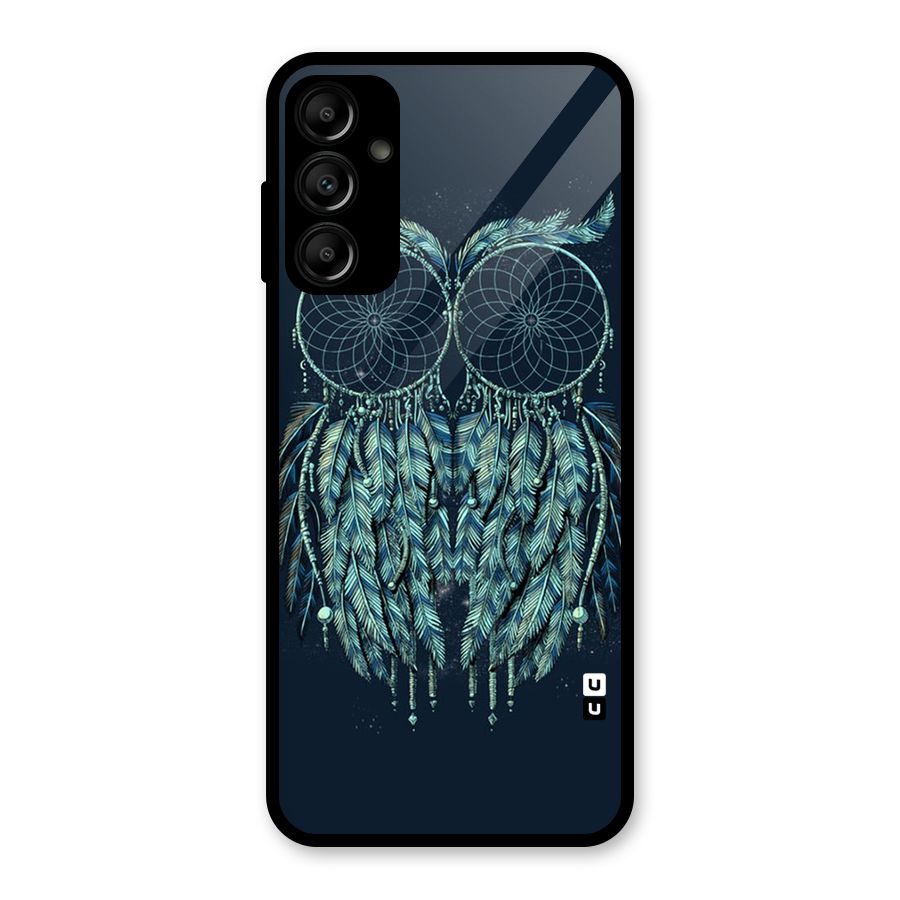 Dreamy Owl Catcher Glass Back Case for Galaxy A14 5G