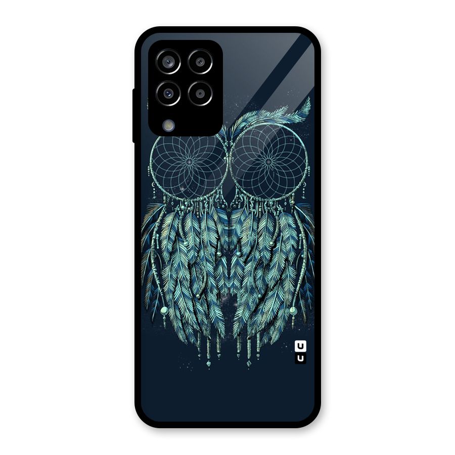 Dreamy Owl Catcher Glass Back Case for Galaxy M33