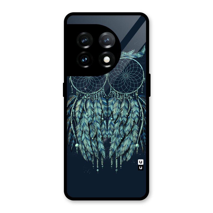 Dreamy Owl Catcher Glass Back Case for OnePlus 11
