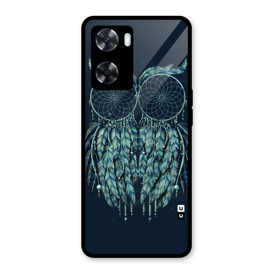 Dreamy Owl Catcher Glass Back Case for Oppo A77
