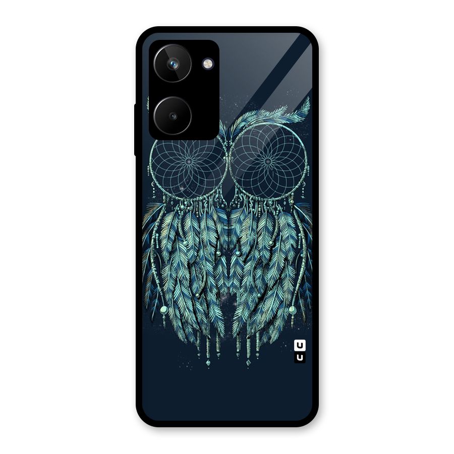 Dreamy Owl Catcher Glass Back Case for Realme 10