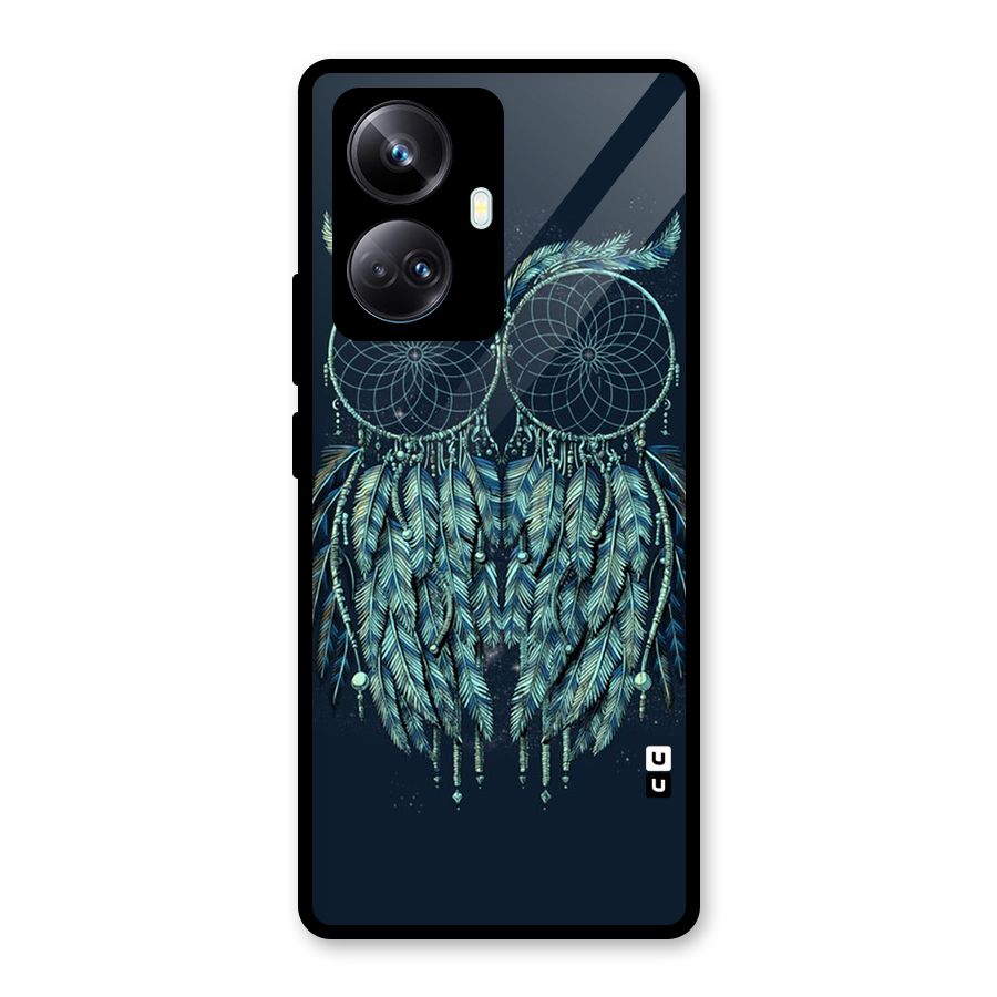 Dreamy Owl Catcher Glass Back Case for Realme 10 Pro Plus