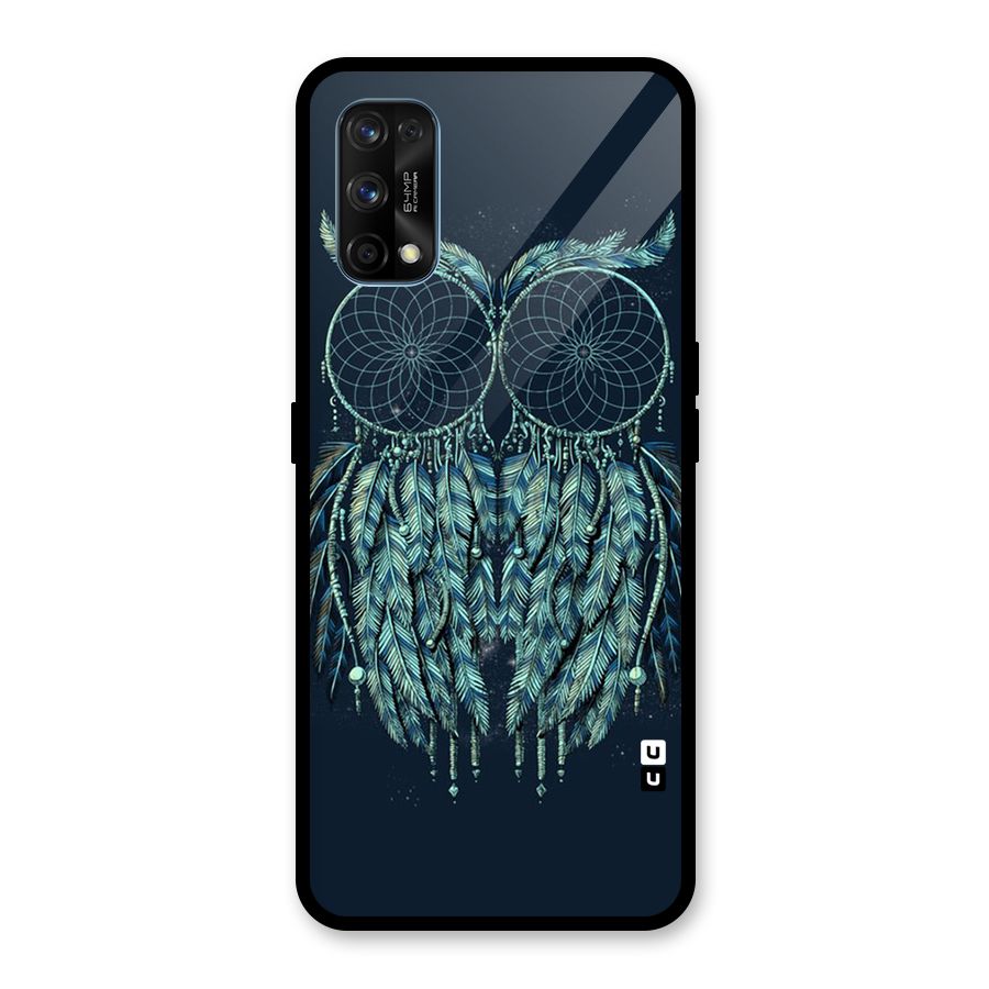 Dreamy Owl Catcher Glass Back Case for Realme 7 Pro