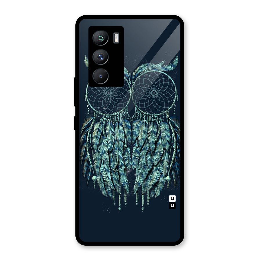 Dreamy Owl Catcher Glass Back Case for Vivo iQOO 9 SE