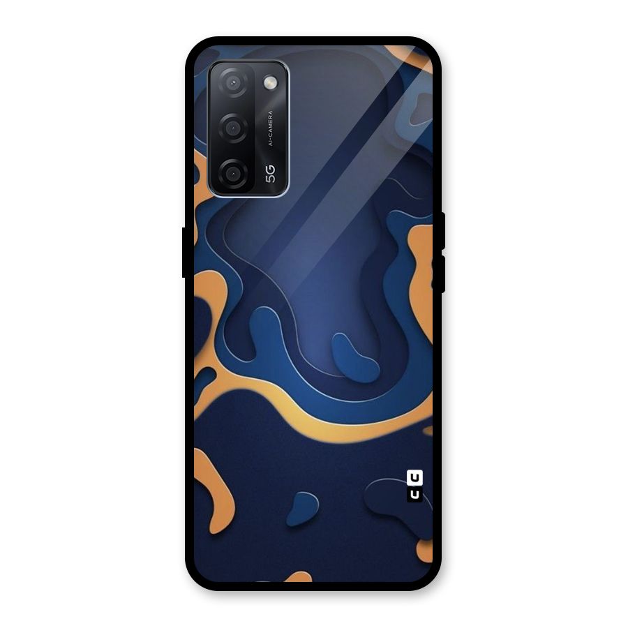 Drops Flow Glass Back Case for Oppo A53s 5G