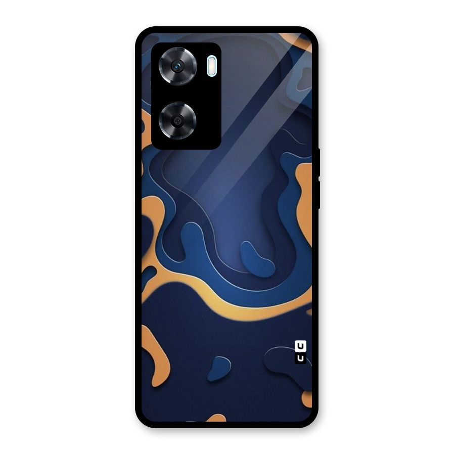 Drops Flow Glass Back Case for Oppo A77