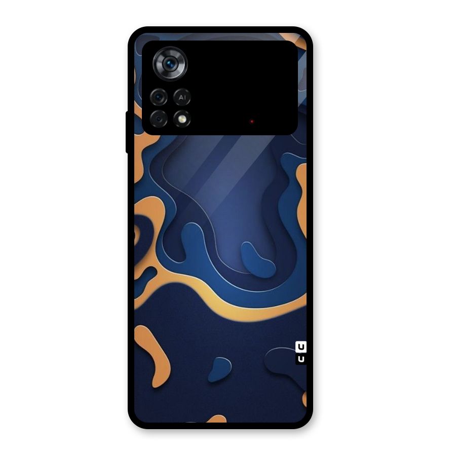 Drops Flow Glass Back Case for Poco X4 Pro 5G