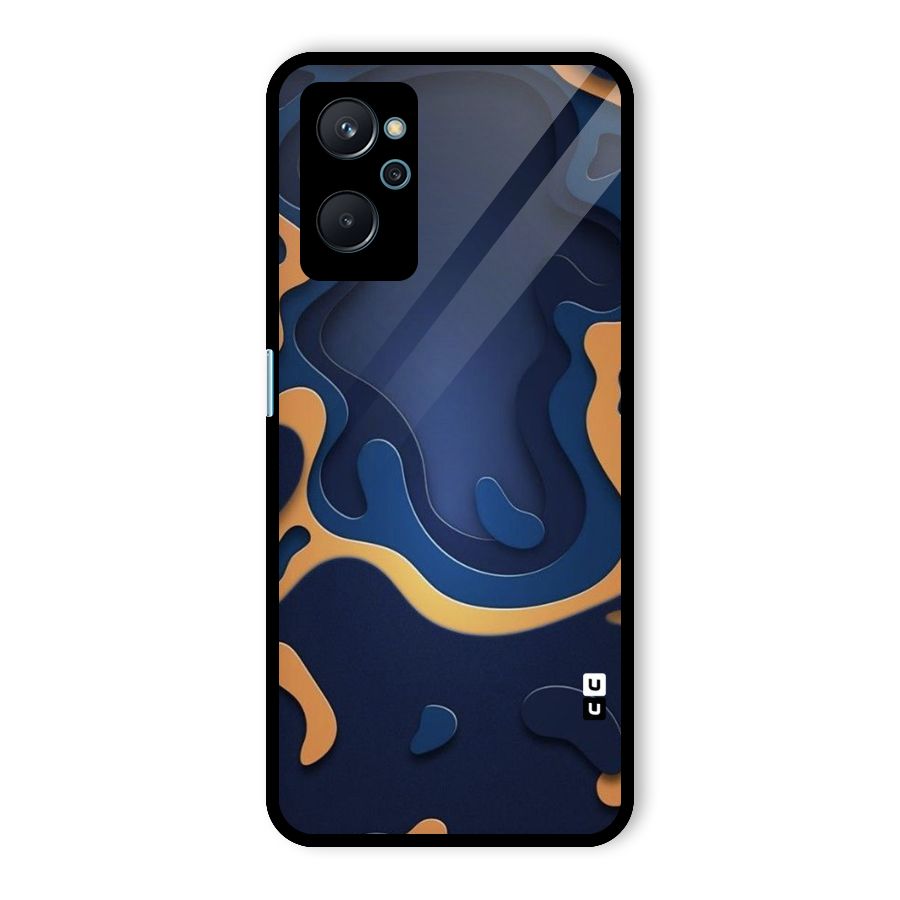 Drops Flow Glass Back Case for Realme 9i