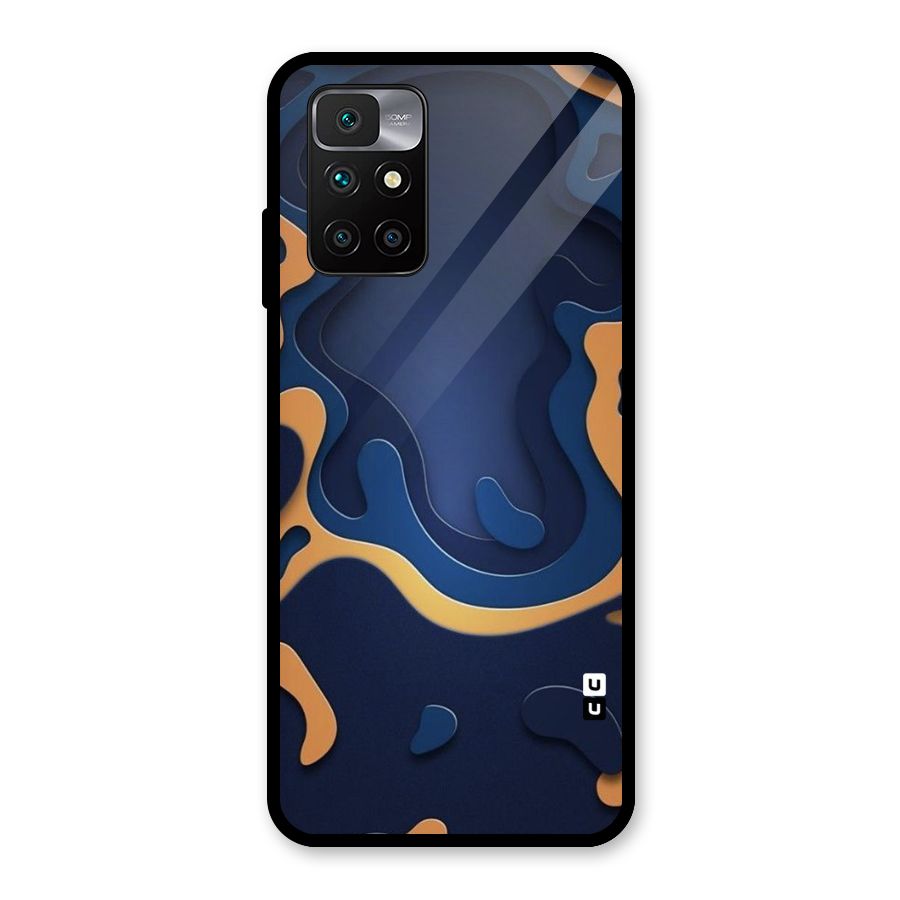 Drops Flow Glass Back Case for Redmi 10 Prime