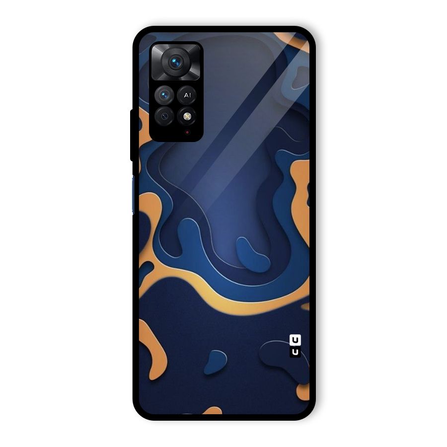 Drops Flow Glass Back Case for Redmi Note 11 Pro