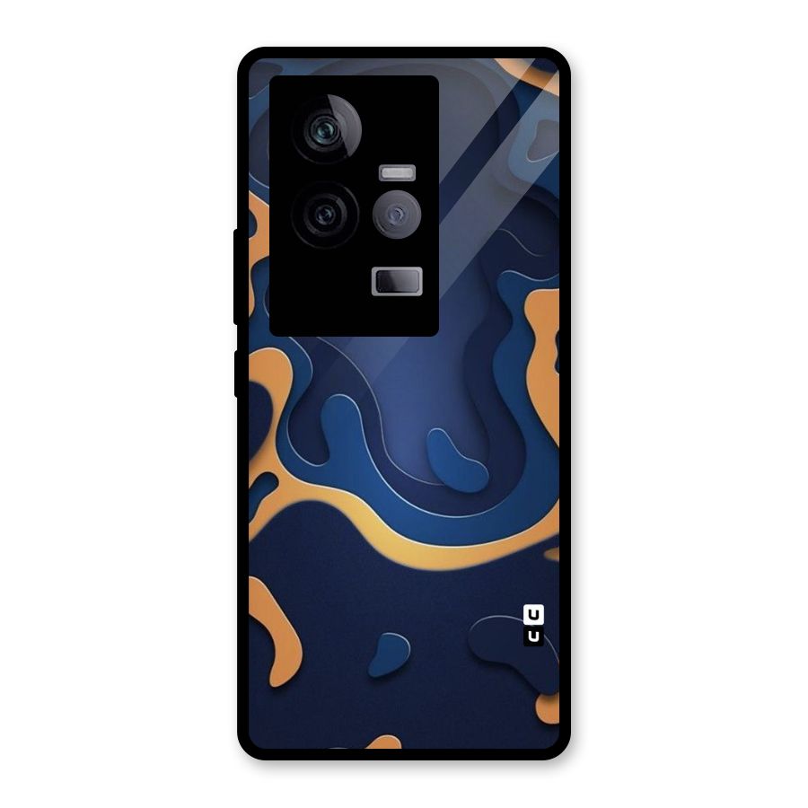 Drops Flow Glass Back Case for Vivo iQOO 11 5G