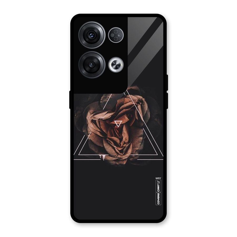 Dusty Rose Glass Back Case for Oppo Reno8 Pro 5G