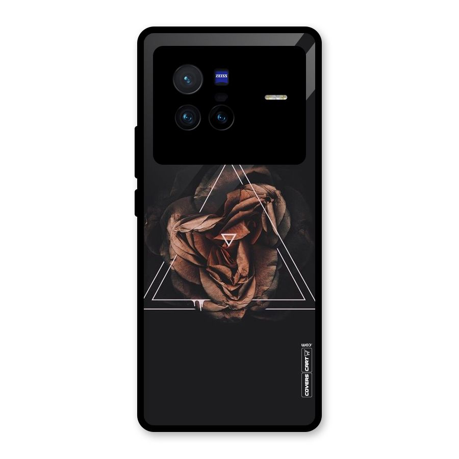 Dusty Rose Glass Back Case for Vivo X80