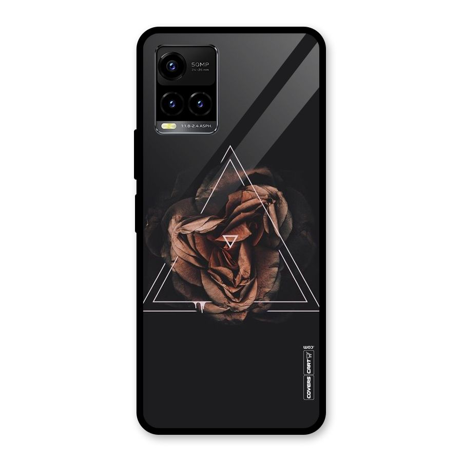 Dusty Rose Glass Back Case for Vivo Y21T