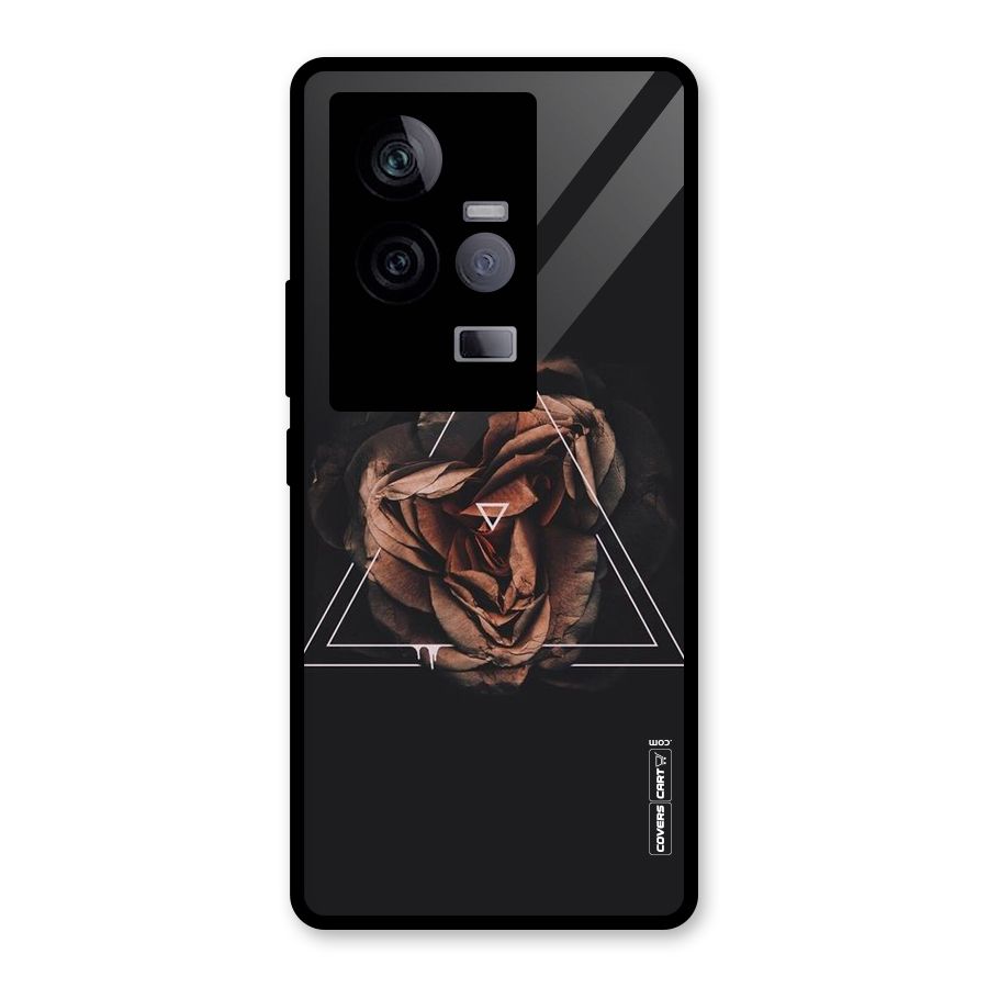Dusty Rose Glass Back Case for Vivo iQOO 11 5G