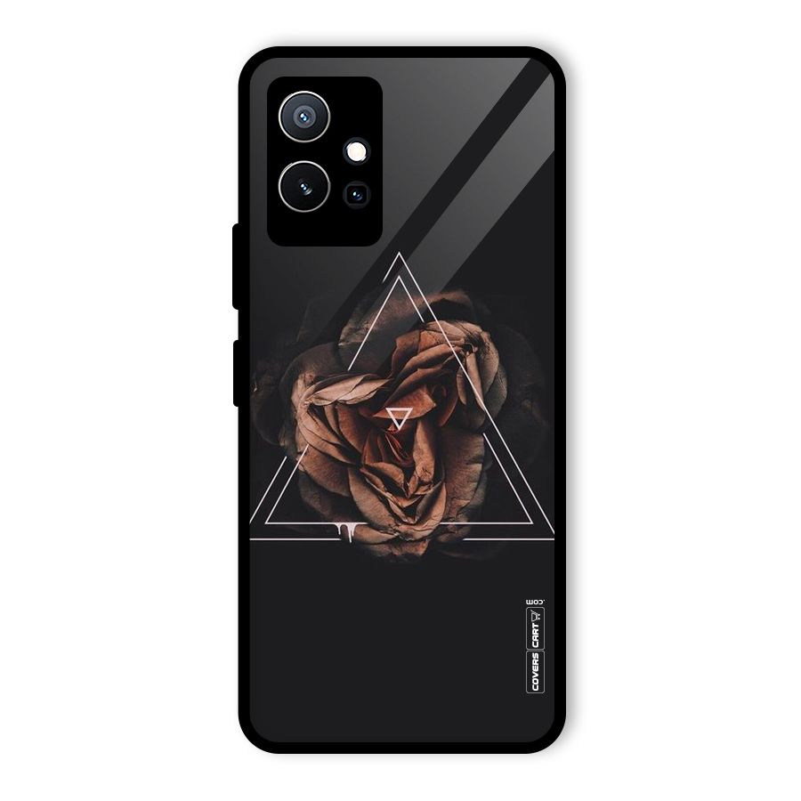 Dusty Rose Glass Back Case for Vivo iQOO Z6