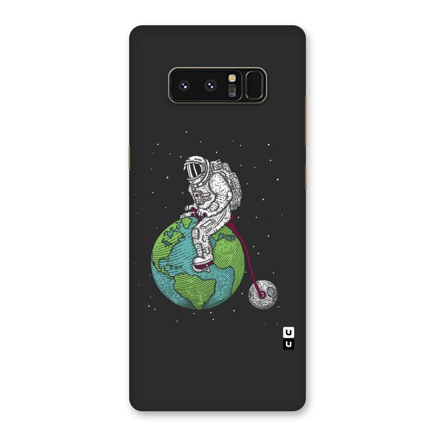 Earth Space Doodle Back Case for Galaxy Note 8