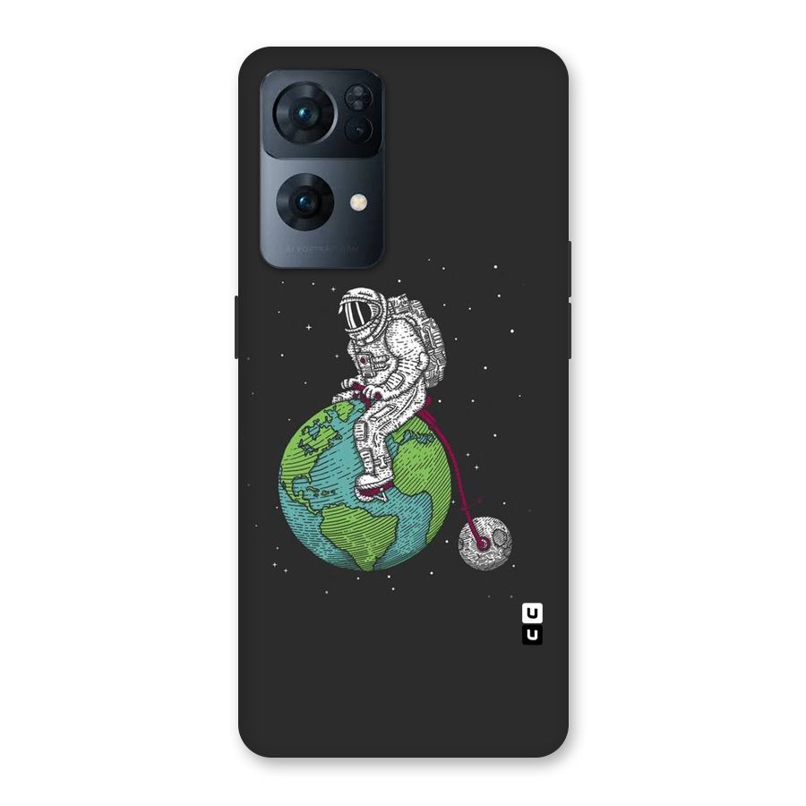 Earth Space Doodle Back Case for Oppo Reno7 Pro 5G
