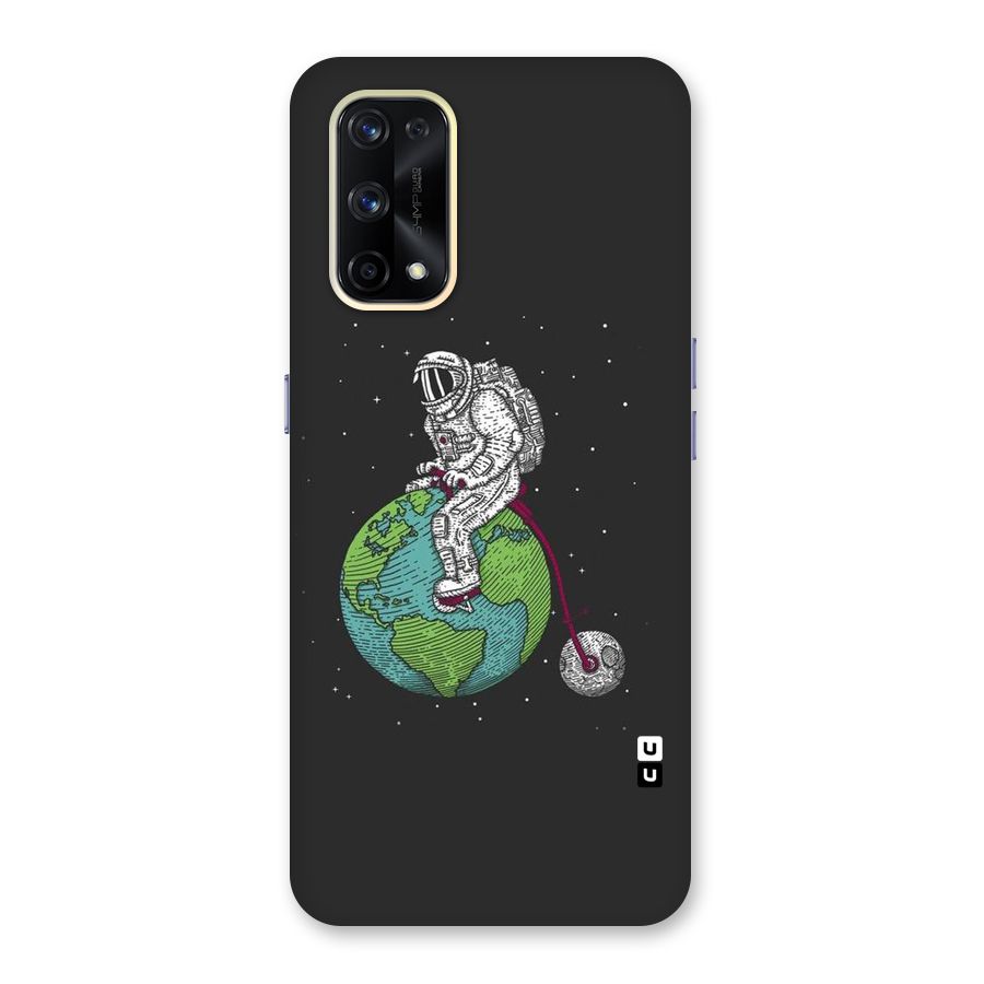 Earth Space Doodle Glass Back Case for Realme X7 Pro