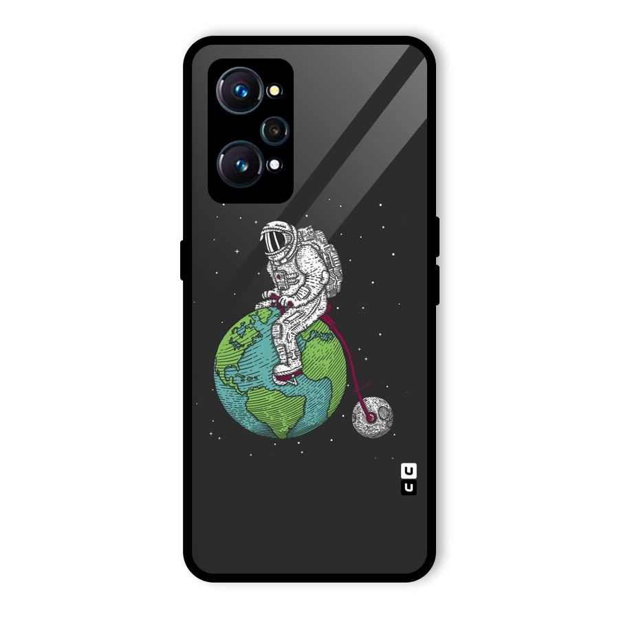 Earth Space Doodle Glass Back Case for Realme GT 2