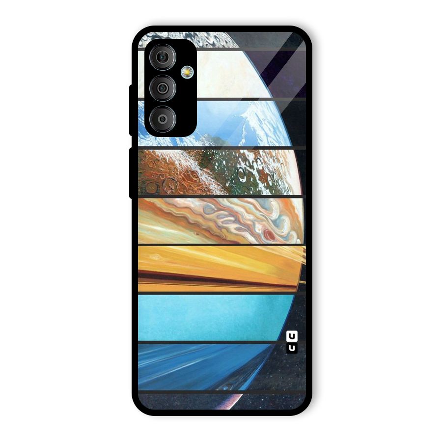 Earthly Design Glass Back Case for Galaxy F23
