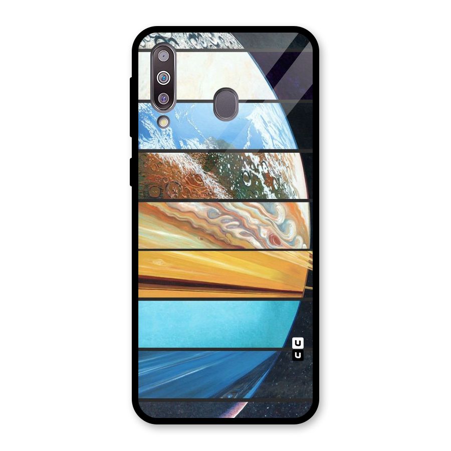 Earthly Design Glass Back Case for Galaxy M30