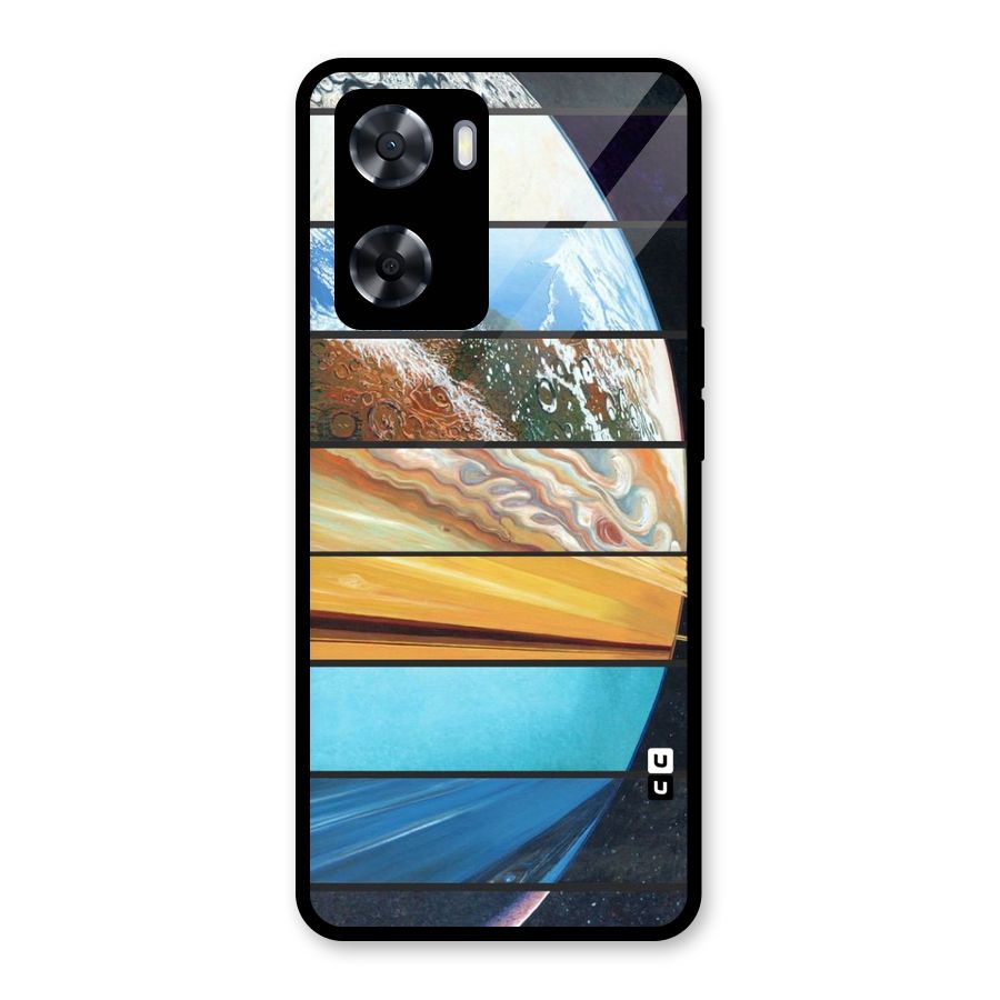Earthly Design Glass Back Case for Oppo A57 2022