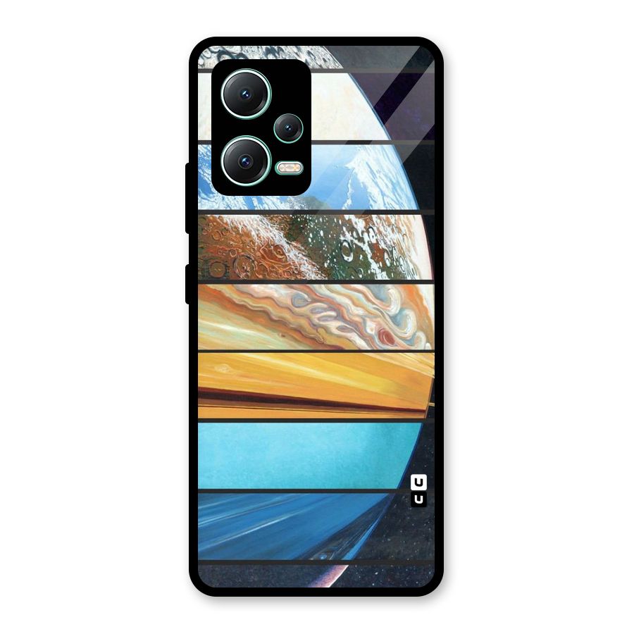 Earthly Design Glass Back Case for Redmi Note 12 5G