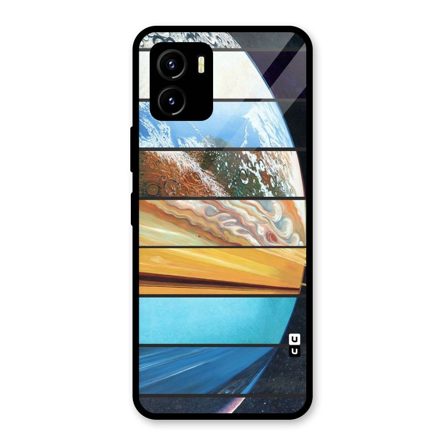 Earthly Design Glass Back Case for Vivo Y15s