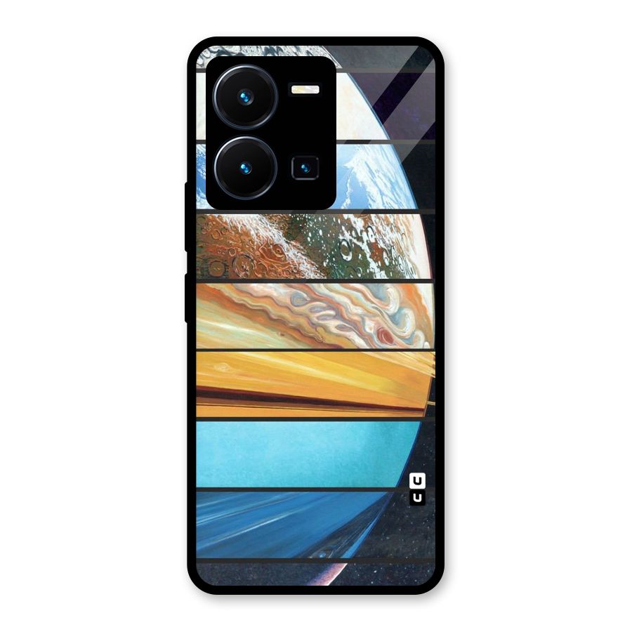 Earthly Design Glass Back Case for Vivo Y35