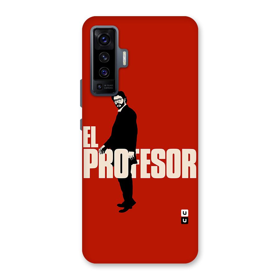 El Profesor Minimalist Back Case for Vivo X50