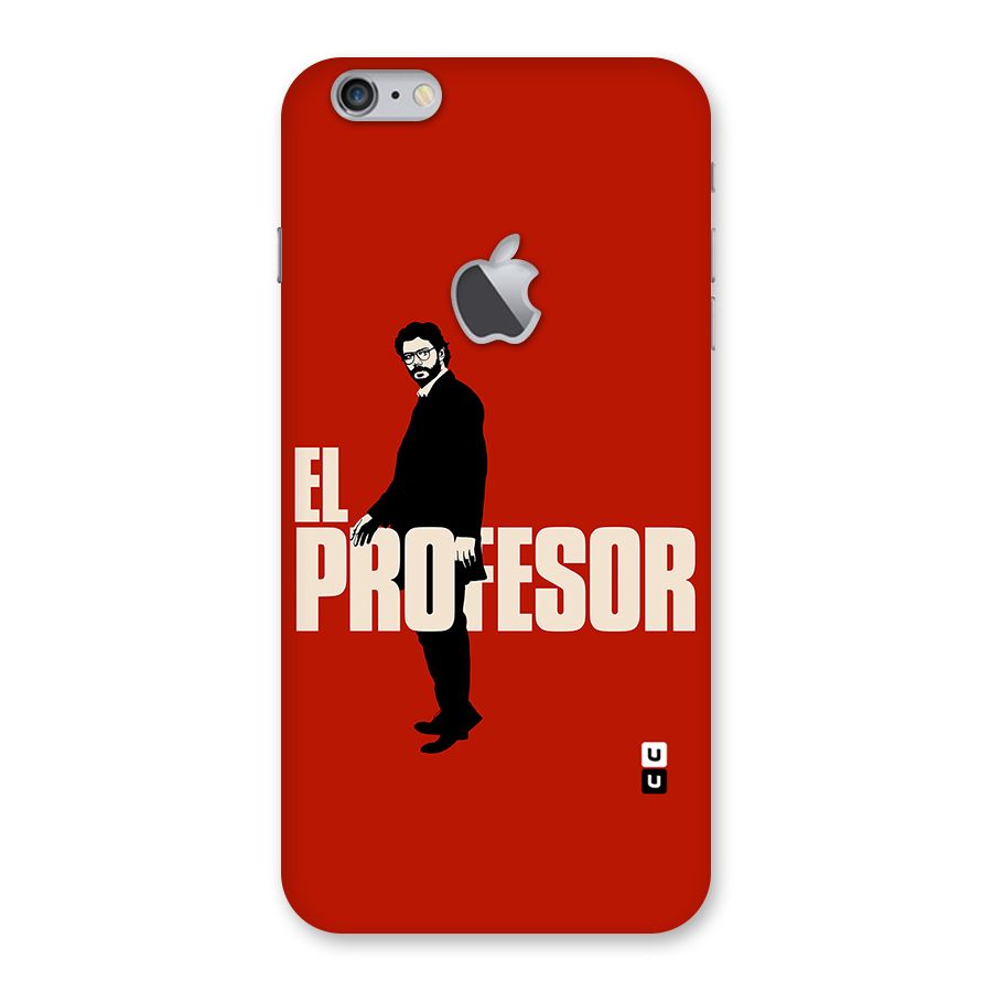 El Profesor Minimalist Back Case for iPhone 6 Plus 6S Plus Logo Cut