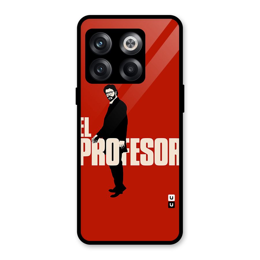 El Profesor Minimalist Glass Back Case for OnePlus 10T