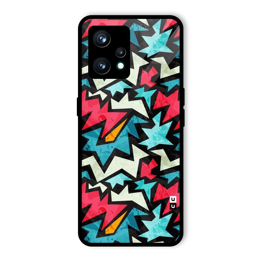 Electric Color Design Glass Back Case for Realme 9 Pro Plus 5G