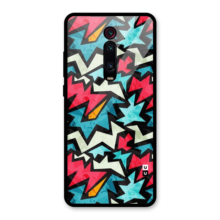 Electric Color Design Glass Back Case for Redmi K20