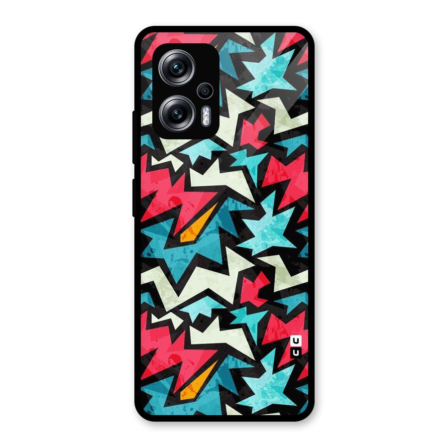 Electric Color Design Glass Back Case for Redmi K50i