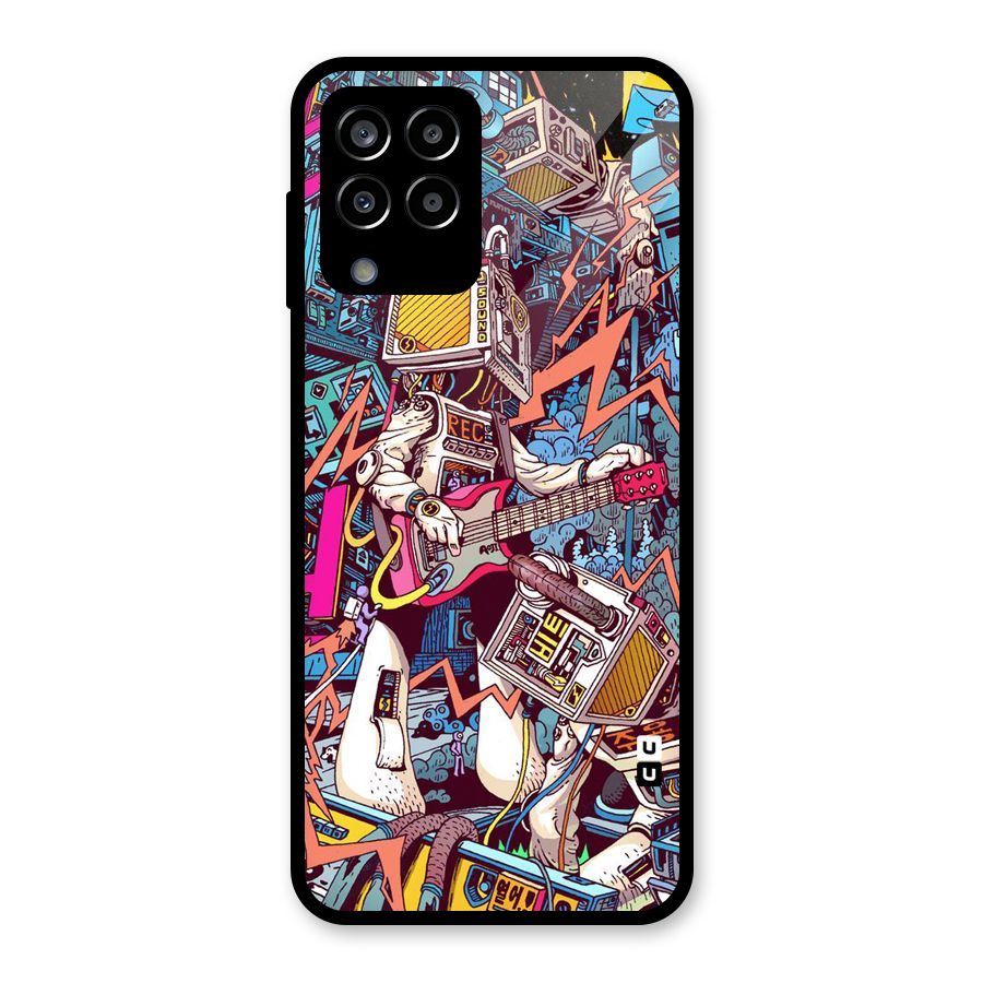 Electric Colors Glass Back Case for Galaxy M33