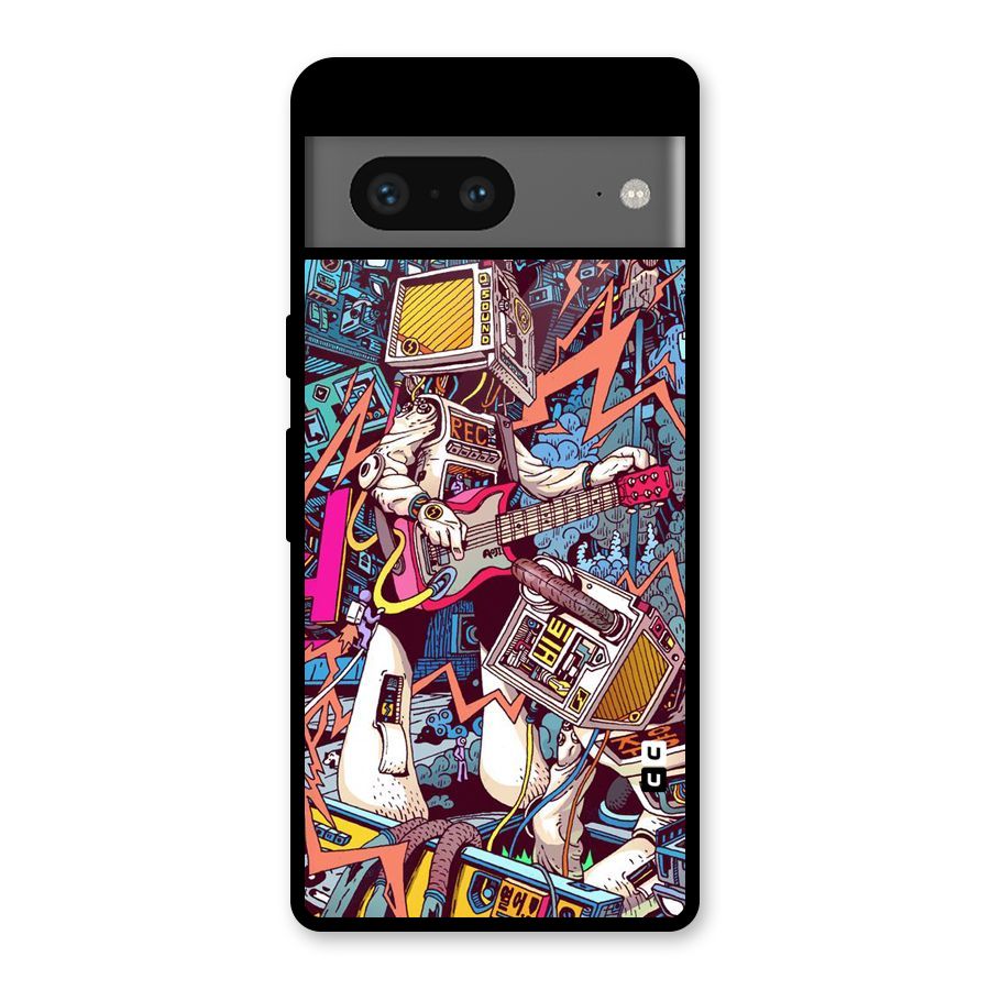 Electric Colors Glass Back Case for Google Pixel 7