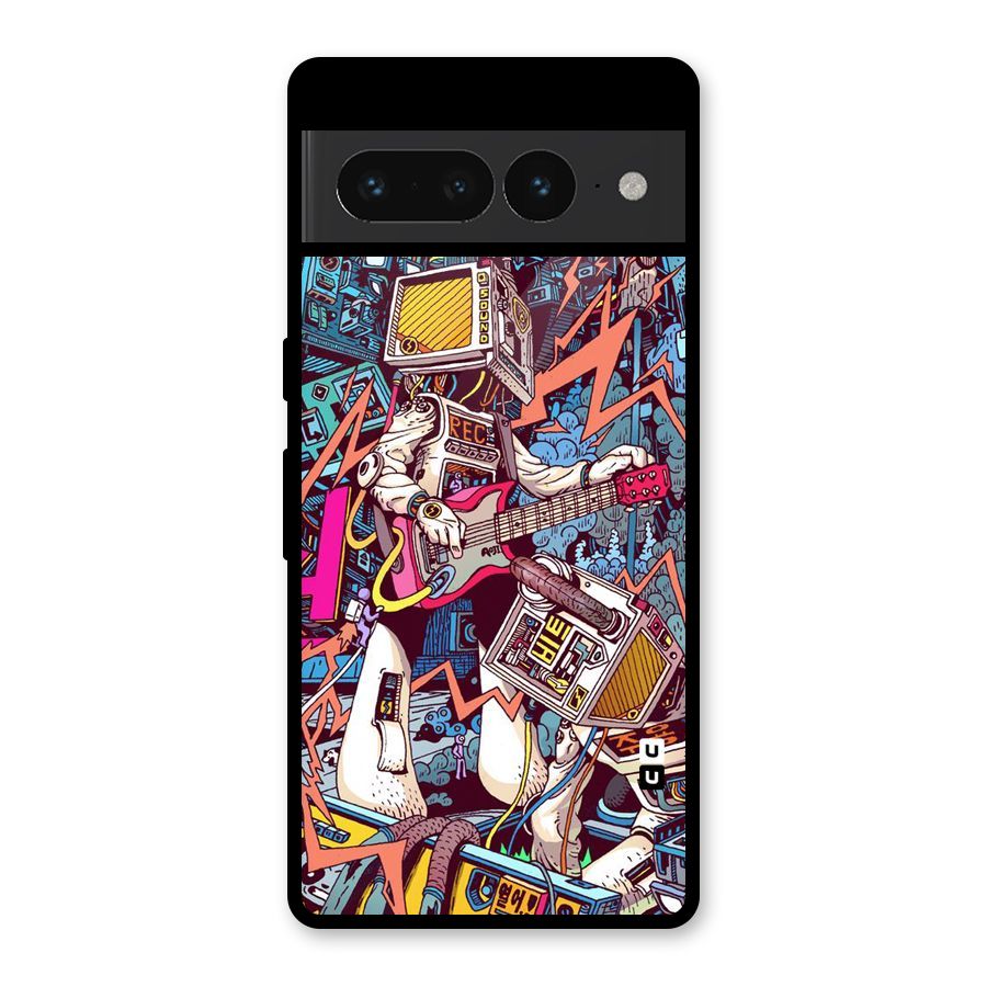 Electric Colors Glass Back Case for Google Pixel 7 Pro