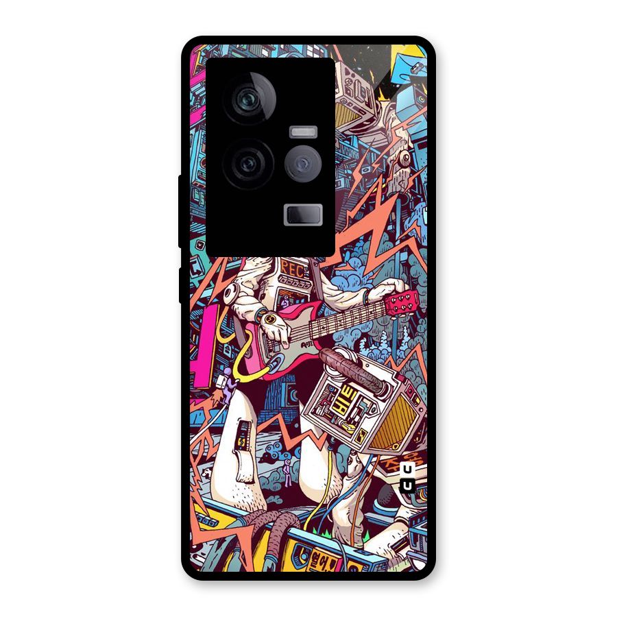 Electric Colors Glass Back Case for Vivo iQOO 11 5G