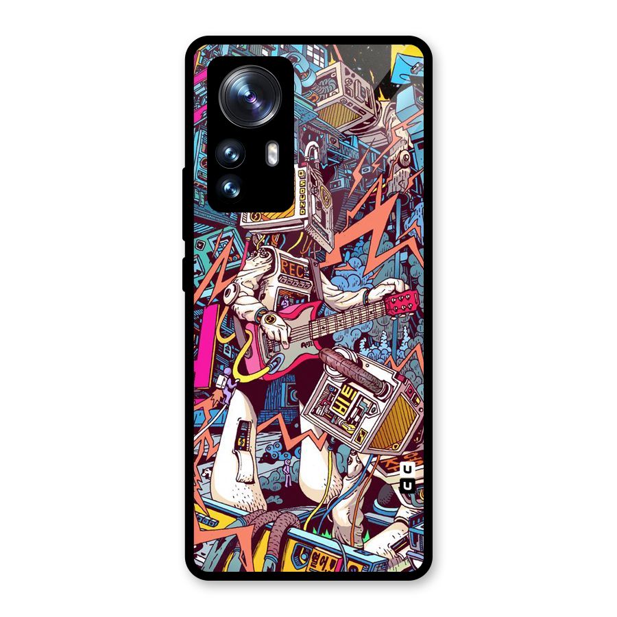 Electric Colors Glass Back Case for Xiaomi 12 Pro