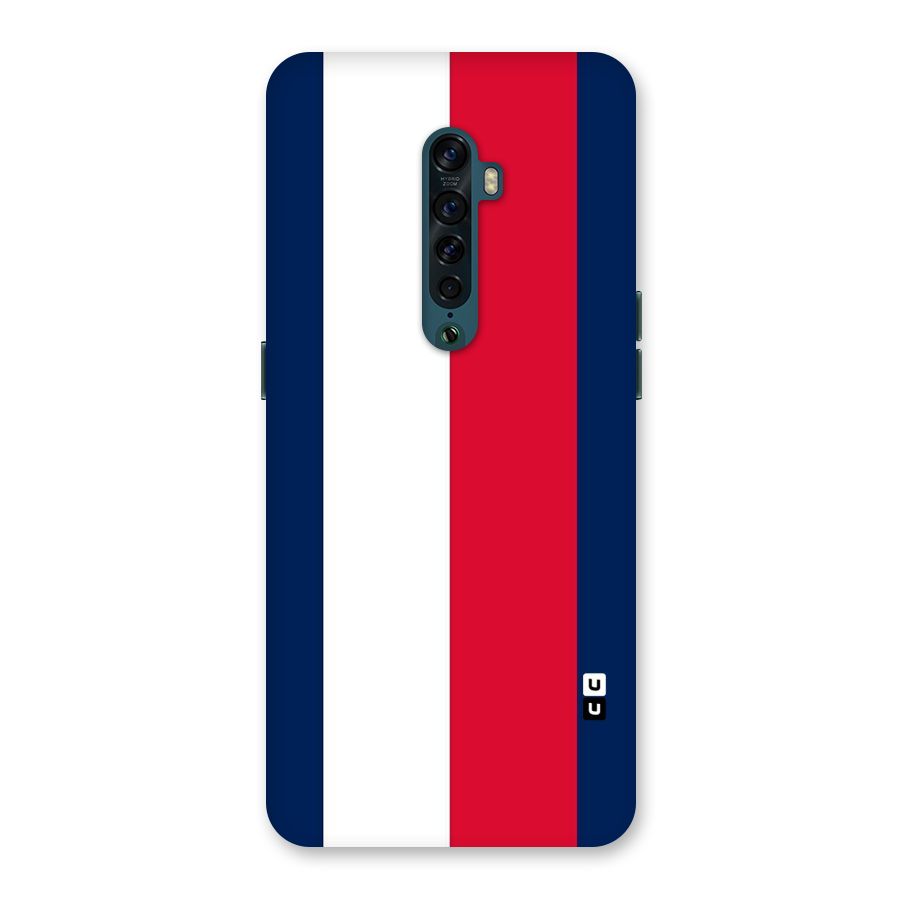 Electric Colors Stripe Back Case for Oppo Reno2