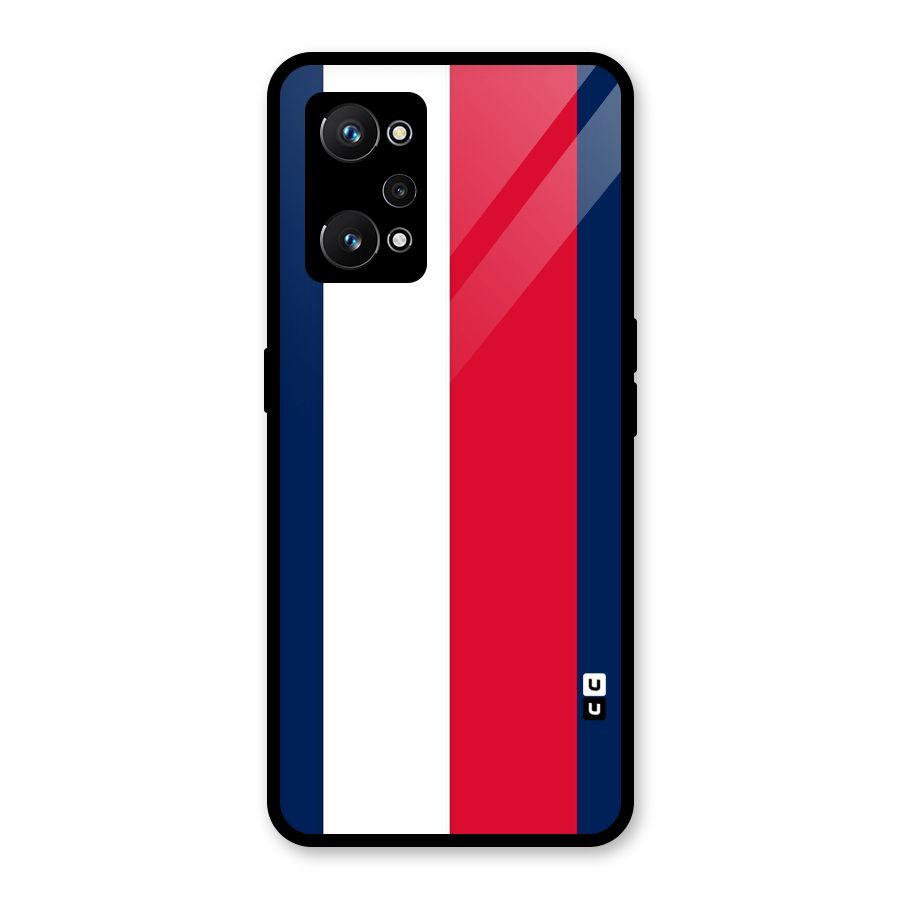 Electric Colors Stripe Glass Back Case for Realme GT Neo 3T