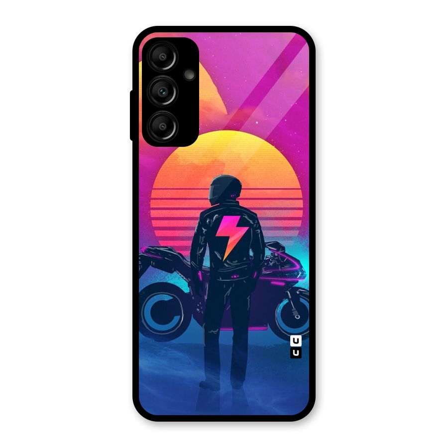 Electric Ride Glass Back Case for Galaxy A14 5G