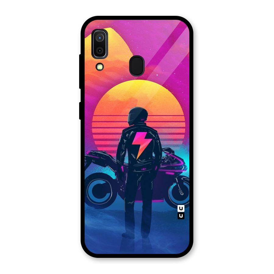 Electric Ride Glass Back Case for Galaxy A30
