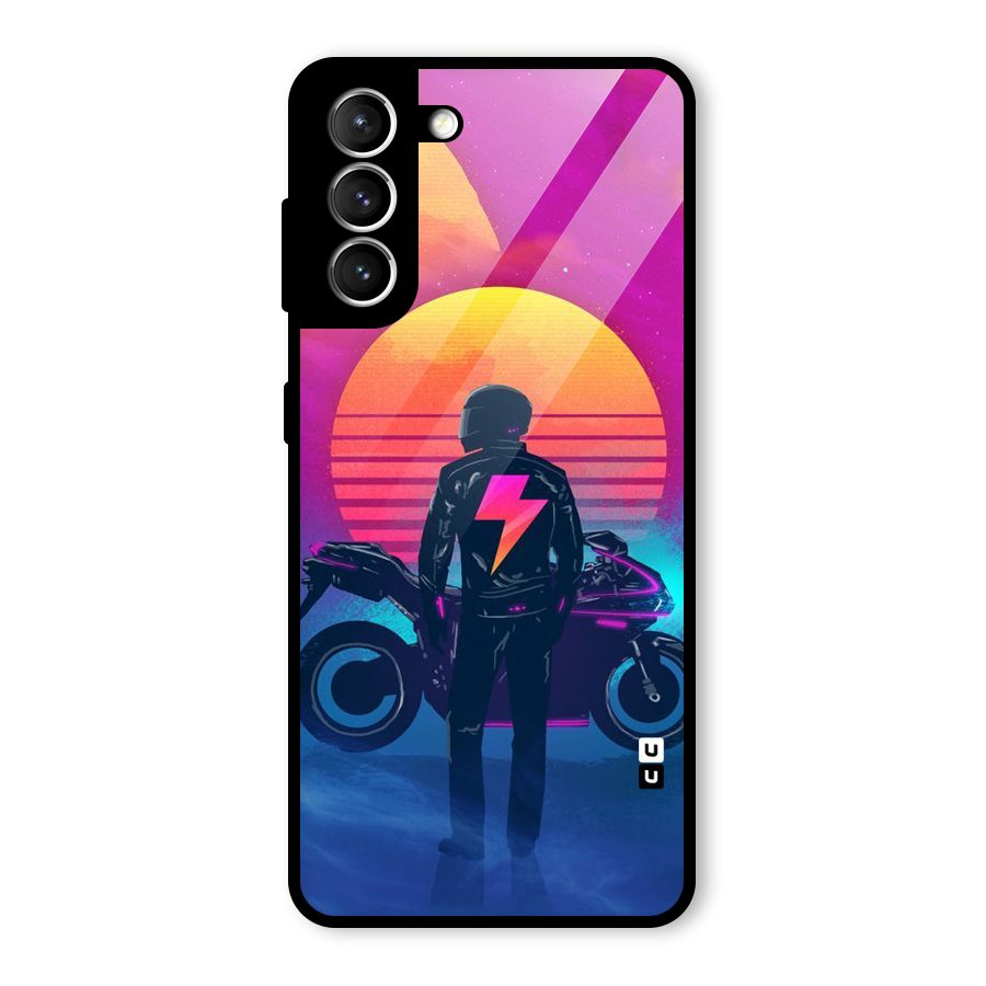 Electric Ride Glass Back Case for Galaxy S21 5G