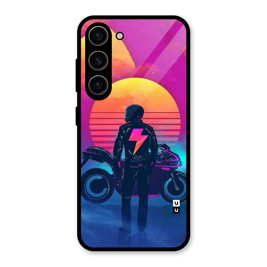 Electric Ride Glass Back Case for Galaxy S23